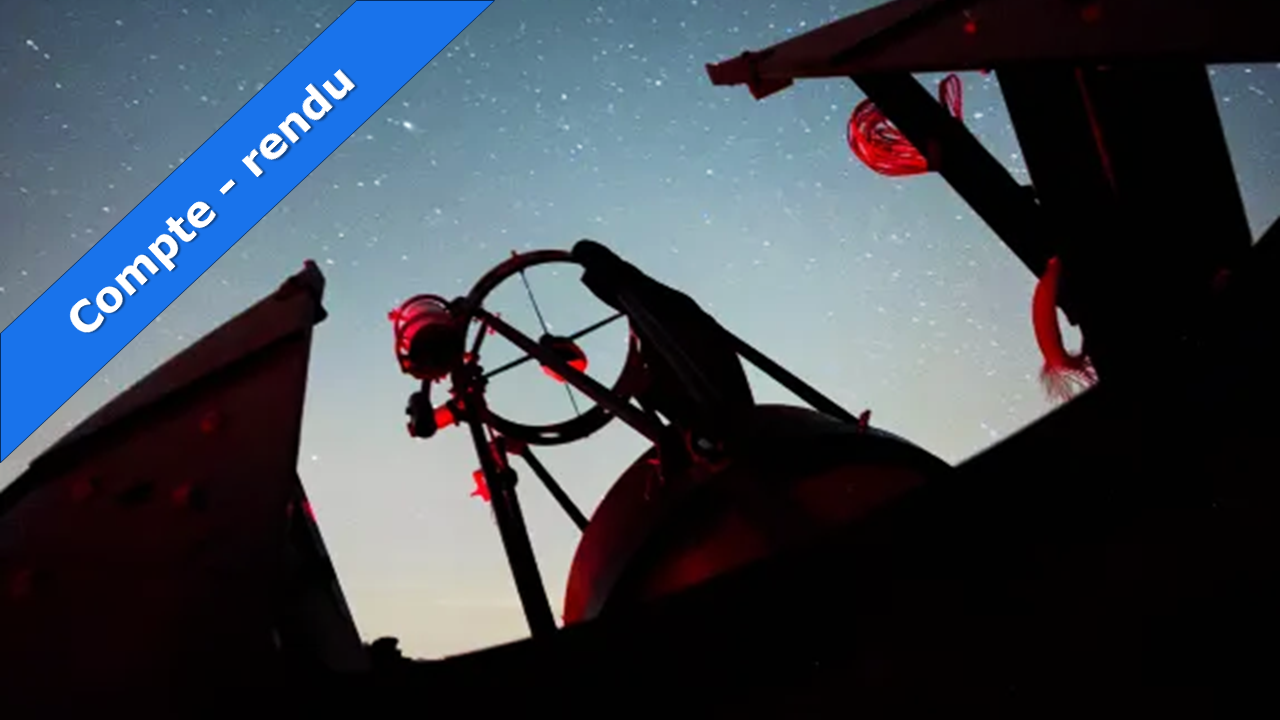 Sortie Astronomie – Compte rendu – 18 octobre